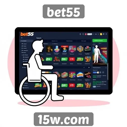 Acessibilidade e interface do bet55