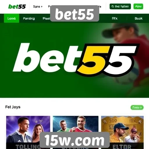 Análise da oferta de jogos no site bet55