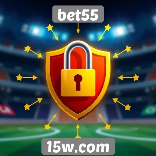 Recursos de segurança no site bet55